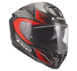 LS2 FF817 CHALLENGER II VIPER GREY RED S