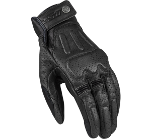 LS2 RUST MAN GLOVES BLACK LEATHER M