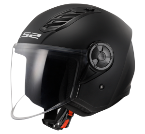 LS2 OF616 AIRFLOW II SOLID MATT BLACK-06 S