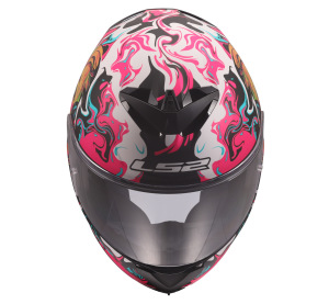 LS2 FF820 RAPID III CYBERG PURPLE CYAN XXS