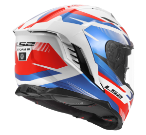 LS2 FF818 STORM III KOMAI WHITE BLUE RED XXL
