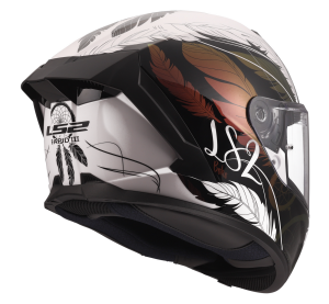 LS2 FF820 RAPID III BOHO WHITE BLACK PINK L