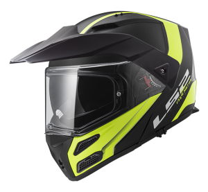 LS2 FF324 METRO EVO RAPID Matt Black Gloss Yellow, FOG FIGHTER (PINLOCK) XS