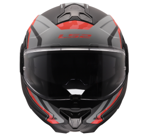 LS2 FF910 ADVANT II GLIDE BLACK GREY RED XXS
