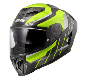 LS2 FF807 DRAGON TRAX H-VIS YELLOW 3XL