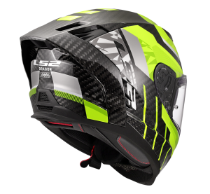 LS2 FF807 DRAGON TRAX H-VIS YELLOW 3XL