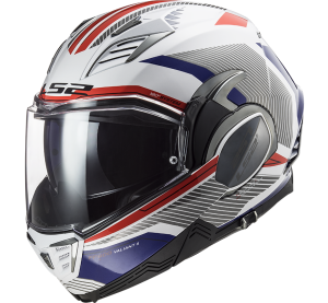 LS2 FF900 VALIANT II REVO WHITE RED BLUE XS