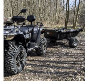 SHARK ATV TRAILER GARDEN 680 BLACK, 2 WHEEL