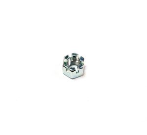 1-Hexagon slotted nut M10