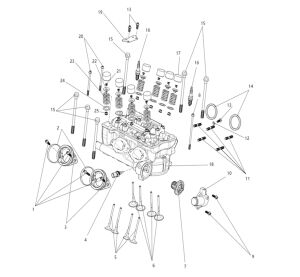 Cylinder head sub-assembly