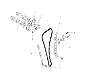 Gas distribution sub-assembly