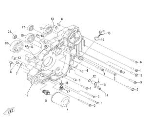 LEFT CRANKCASE (左箱体)