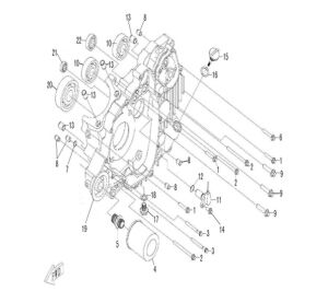 LEFT CRANKCASE