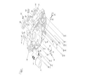 LEFT CRANKCASE