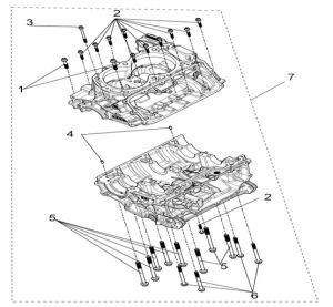 Crankcase sub-assembly.