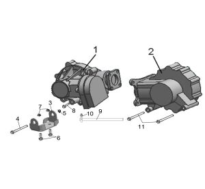 FRONT AND REAR GEAR-BOX