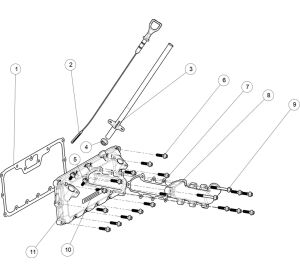 Upper crankcase cover sub-assembly