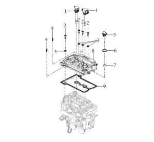 Cylinder head cover