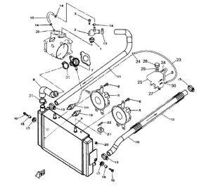 RADIATOR   （FOR 2WD）
