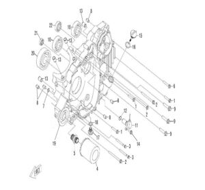 LEFT CRANKCASE