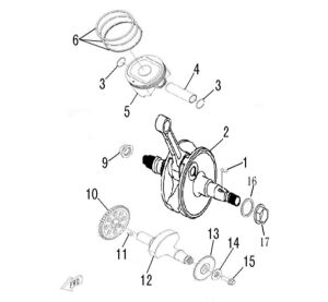 CRANKSHAFT COMP (NEW MODEL)