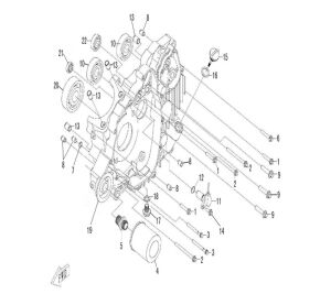 LEFT CRANKCASE