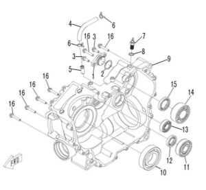 RIGHT CRANKCASE