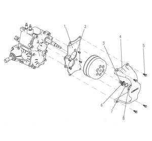 HIGH-POWER CLUTCH STAND ASSY