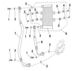 OPTIONS OIL COOLER PARTS（OPTION）