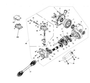 FRONT GEAR-BOX （FOR 4WD）
