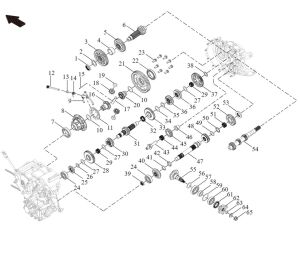 REAR GEARBOX (sect. B)
