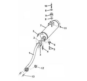 EXHAUST MUFFLER