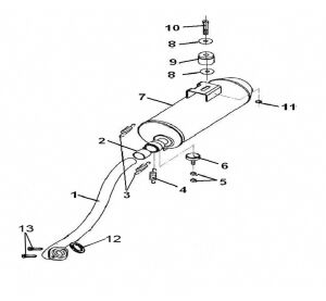 EXHAUST MUFFLER