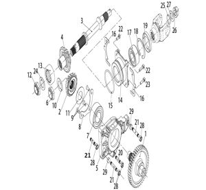REAR OUTPUT ASSY