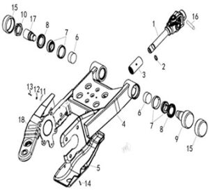 SWINGARM ASSY