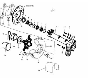 WHEEL REAR (FOR EUROPE)
