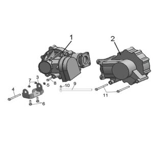 FRONT AND REAR GEAR-BOX