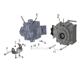 FRONT AND REAR GEAR-BOX