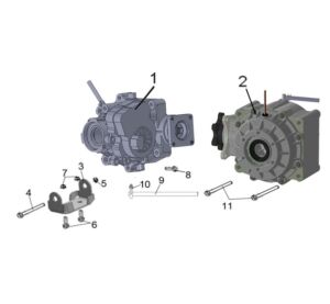 FRONT AND REAR GEAR-BOX