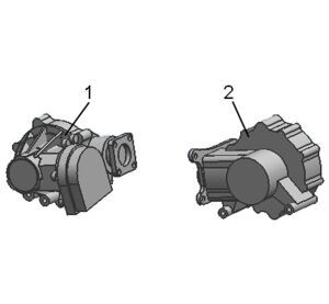 FRONT LEFT DRIVE AXLE （FOR 4WD）
