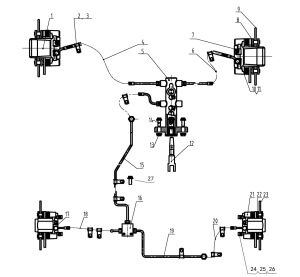 BRAKING SYSTEM  (REAR DIFFER AXL ASSY STYLE)