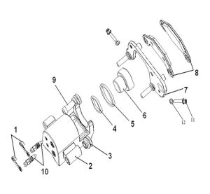 BRAKE CALIPER,L.RR 0F EUROPE BRAKING SYSTEM