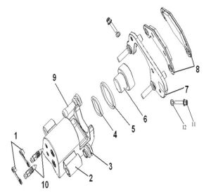 BRAKE CALIPER,L.RR 0F EUROPE BRAKING SYSTEM