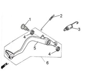 PEDAL, BRAKE