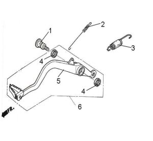 PEDAL,BRAKE（EURO 4）