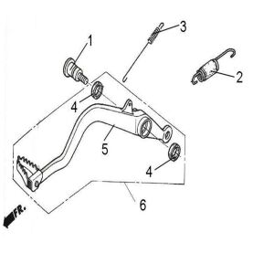 PEDAL, BRAKE