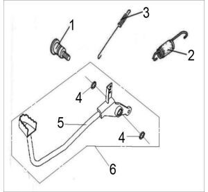 PEDAL, BRAKE