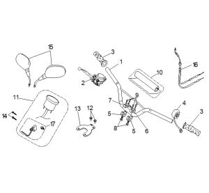 Handle bar,Lever