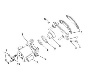 BRAKE CALIPER,L.FR 0F EUROPE BRAKING SYSTEM