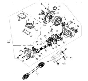FRONT GEAR-BOX（FOR 4WD）